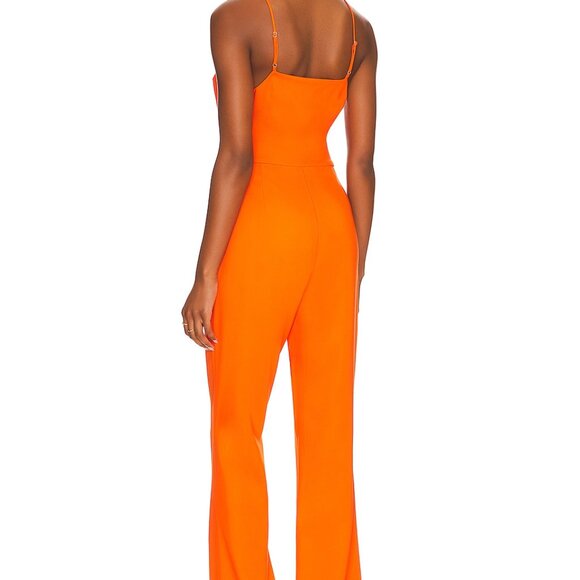 NWT | LITA by Ciara x Revolve Tie Front Jumpsuit Cut Out Black XXL - Picture 3 of 7